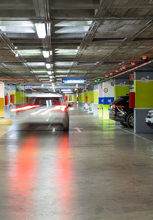 gestión de parking para centros comerciales